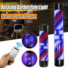 Barber Pole Led Light Hair Salon Light Rotating Light Lamp Wall Hanging Marker Lamp Led Downlights 70 100cmx15cm 110 240v Led Downlights Aliexpress