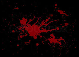Black and white female woman sign splatter. Red Blood Splash Painting On Black Stock Image Colourbox