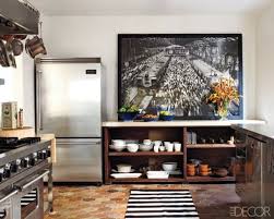 Open Shelves Kitchen Open Bottom Shelves Loving These Floors Reminds Me Of New Mexico Elle Decor Home Interior