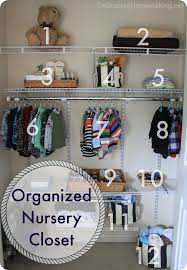 The best way to organize the closet shelf is to use baskets, which we'll dive into next. How To Organize A Baby S Closet Embracing Homemaking