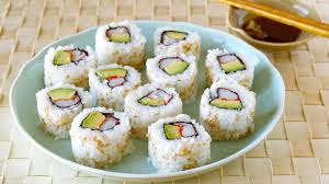 But when the california roll hid the seaweed inside the rice and replaced the raw fish with cooked crab. How To Make California Roll Sushi Rolls Recipe Ochikeron Create Eat Happy Youtube