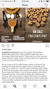 Pin By Carrie Wilkinson On Healthy Food Healthy Sweets Peanut Butter Banana Muffins Yummy Food