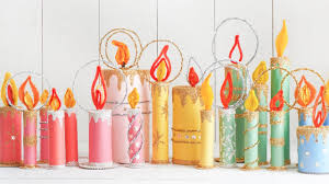 Retro Paper Christmas Candles Made From Cardboard Tubes And Paper Rolls Youtube