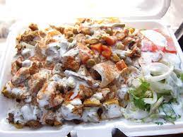 02 Lamb And Chicken Over Rice Gyro Press Halal Chicken Over Rice Halal Recipes Lamb Over Rice Recipe