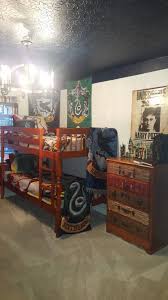 Harry Potter Bedroom Ideas Navy Ceiling All Four Houses Gryffindor Hufflepuff Slytherin Harry Potter Bedroom Harry Potter Room Decor Harry Potter Bedroom Decor