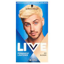 The good thing about this hair dyeing tutorial is that it can be used on any type of hair, whether the strands are fine, medium, or coarse. Schwarzkopf Live Men 00b Ice Blonde Permanent Hair Dye Ocado