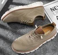Men's Knitted Breathable Skate Shoes, Fashionable Non-Slip ...