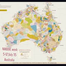Aboriginal Map Of Australia Posted For Naidocweek 2015 Aboriginal Language Australia Map Australian Maps