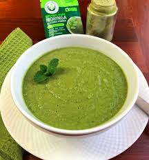 For simmering the soup heat ghee in a pan and add in the strained liquid, water and salt. Mint Moringa Pea Soup Kuli Kuli Foods