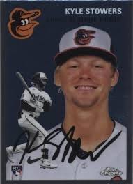 2023 Topps Chrome Platinum #80 Kyle Stowers Blue Mini-Diamond Refractor  13/199