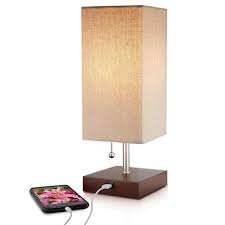 Try an industrial bronze table lamp , a monochromatic black lamp or one of these 15 table lamp ideas to complement your home decor. Jlt 15656 Modern Wooden Bedroom Beside 2 1a Usb Charing Table Lamp With Usb Port Buy Side Table Lamp Usb Desk Lamp Bed Lamp Product On Alibaba Com