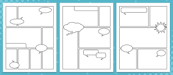 Download free psd, pdf, doc or large formatted free printable comic book templates for procreate app and more. Free Printable Comic Strip Templates Medialoot