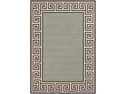 5 25 X 7 5 Sage Green And Cream White Outdoor Area Throw Rug Newegg Com
