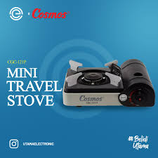 Sangat aman digunakan karena dilengkapi sistem yang bisa memutuskan aliran gas secara otomatis apabila tekanan di dalam tabung terlalu besar. Jual Kompor Cosmos Portable Terbaru Lazada Co Id