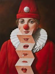 Rafal Olbinski (b. 1943), It's hazardous for your health, 2020