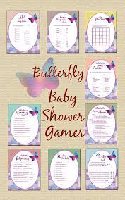 Butterfly Baby Shower Games Pack Prettyprints4u Butterfly Baby Shower Butterfly Baby Shower Theme Butterfly Baby Shower Favors