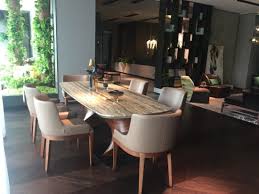 Please refer to the table section for availability of each option with a given table size. China Dining Room Furniture 8 Seater Special Design Natural Wooden Base Marble Top Dining Table China Chair Villa Furniture
