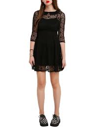 Royal Bones By Tripp Black Lace Skull Dress Hot Topic Skull Dress Dresses Hot Topic Dresses