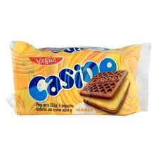 Casino Cookies Filled With Vanilla Cream Bag X 6 Packets Vanilla Cream Cream Bags Vanilla