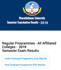 Cgpa (cumulative grade points average) is the average of grade points obtained in all the subjects, excluding the sixth additional subject.cbse and many other education boards release the result for 10th/12th class in cgpa format and not in percentage. Http Www Bdu Ac In Examinations Results Regular Ug 2019 Released Bharathidasan University Result