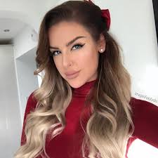 hope everyone had an amazing christmas wearing my new foxylocks superior 22 seamless clip ins vanilla hair styles dyed hair inspiration winter hairstyles