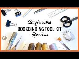 Beginners Bookbinding Tool Kit Review Sea Lemon Youtube Bookbinding Bookbinding Tools Book Binding Diy
