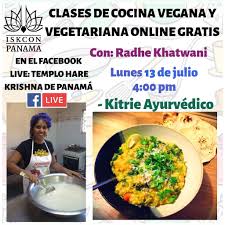 Aprende chino con clases particulares online en classgap. Clases De Cocina Online Gratis Con Radhe Templo Hare Krishna De Panama Iskcon Facebook