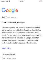 How Can I Fix Impaired Functionality Caused By Disallowed Useragent Stack Overflow