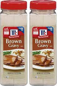 Cook and stir until lightly browned, about 1 minute. 2 Pack Mccormick Brown Gravy Mix 21 Oz Mccormick Brown Gravy Brown Gravy Mix Gravy Mix