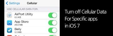 How To Turn Off Cellular Data For Specific Apps On Iphone And Ipad Igeeksblog Cellular App Mobile Data
