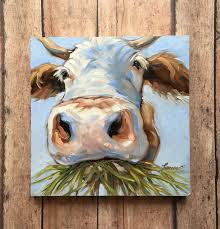 Image Result For Easy Cow Painting Cow Art Cow Painting Painting