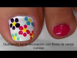 Fíjate que los niños adoran mucho estas imágenes de flores fáciles de dibujar, ya que con ello pueden pasar horas entretenidos, especialmente aquellos niños. Pedicure Diseno De Unas Con Flores Facil Pedicure Nail Design With Easy Flowers Youtube