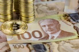 In this page you can find, in the golden box, how much 1 bitcoin is worth in canadian dollar, in real time. A Stack Of Hundred Dollar Bills Canadian Dollars Close Up Bitcoin Digital Currency Column Of Coins Stock Photo Adobe Stock
