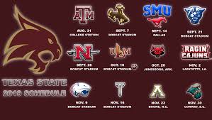 He currently covers college athletics, focusing on the university of houston. Texas State Announces 2019 Football Schedule Texas State Athletics