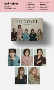 Wendy yeri seulgi irene joy. Red Velvet 2020 Season S Greetings Packaging Goods Preview Kpop