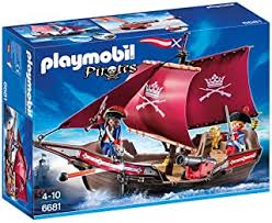 Amazon Com Playmobile Pirate Boat Playmobil Pirate Boats Pirates