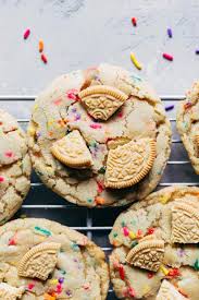 Soft Chewy Golden Birthday Cookies Butternut Bakery Recipe Birthday Cookies Cookie Recipes Banana Chocolate Chip