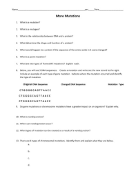 Gene and chromosome mutation worksheet answer key pdf free pdf download. Gene And Chromosome Mutation Worksheet Promotiontablecovers