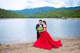 Create a memorable experience wearing a red wedding dress from wedding dress fantasy. Meaning And Symbolism Of Red Wedding Dresses