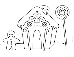 07/01/2017 · you know what's the most delicious snack in winter? Easy How To Draw A Gingerbread House Tutorial And Coloring Page