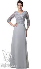 Uzun Abiye Elbise Dantel Tasarim Gri Renk Abiye Elbise Uzun Abiyeler Gece Elbisesi Mezuniyet Elbisesi Dantel Elbise Aksam Elbiseleri Balo Elbisesi The Dress
