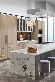 New Laminates From Omega Cabinetry Contemporary Style Kitchen Contemporary Kitchen Contemporary Kitchen Island
