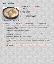 Spanish Recipes Step By Step Desserts Yokin Recipes Webside Recipe Steps Rice Pudding Ingredients Recipes