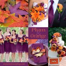 Plum Wedding Color Four Fantastic Choices Exclusively Weddings Plum Wedding Colors Orange Wedding Colors Plum Wedding