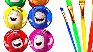 Being a part of the oddist family online! Drawing And Painting Oddbods With Rainbow Colors For Kids Video Dailymotion