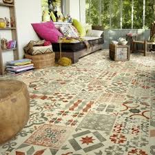 Moroccan Style Cushioned Vinyl Flooring Sheet Tangier 05 Vinyl Flooring Cushioned Vinyl Flooring Vinyl Flooring Kitchen