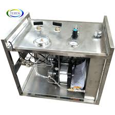 Terek Air Driven Pressure Test Bench With Round Chart Recorder Booster Pump