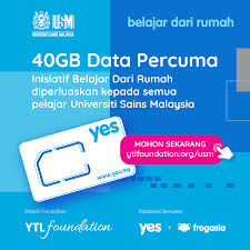 All for use in au within 365 days. Usm News Portal Usm Students To Receive Free 40gb Data Sim Cards From Ytl Foundation S Learn From Home Initiative