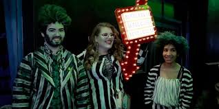 Brightman is no stranger to the music in beetlejuice mirrors the plot: Video Beetlejuice Holds Halloween Costume Contest