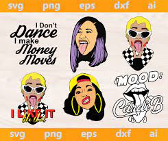 Cardi B Svg Cardi B Cricut Cardi B Silhouette Cardi B Png Cardi B Eps Cardi B Dxf Cardi B Ai Cardi B Clipart Cardi B Cameo Cardi B Cardi B